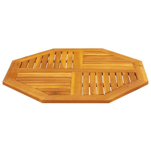 Table Top 90x90x2.2cm Octagonal Solid Wood Acacia DIY Desk Panel Board - Image 5