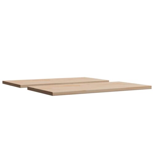 Table Tops 2pcs 80x40x2.5cm Rectangular Solid Pine Wood DIY Desk Panel Board - Image 5
