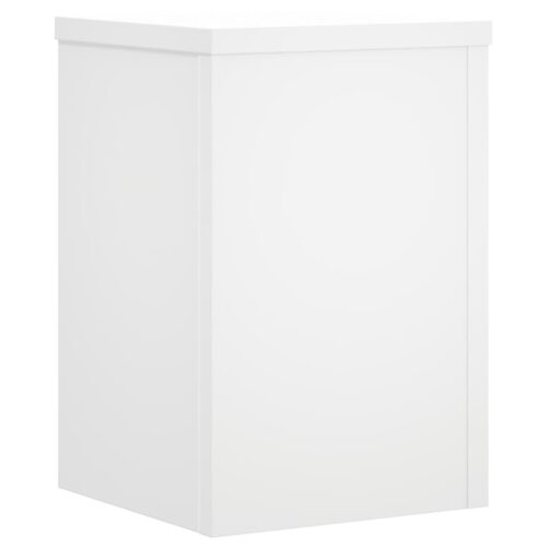 2pcs Wooden Plant Stands White 25x25x35cm - Image 4