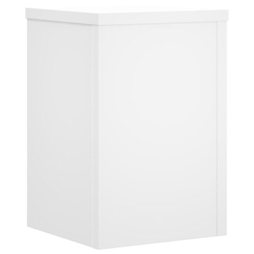 2pcs Wooden Plant Stands White 25x25x35cm - Image 7