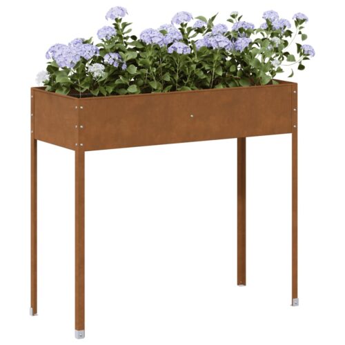 Garden Planter 100.5x40.5x90cm Weathering Steel - Image 2