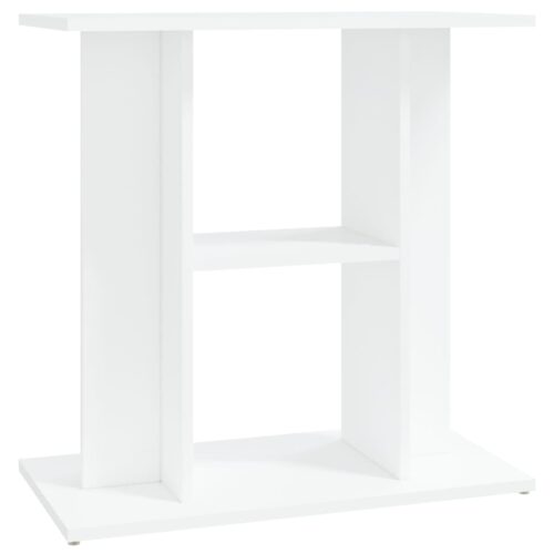 Aquarium Stand White 60x30x60cm Engineered Wood - Image 2