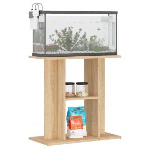 Aquarium Stand Sonoma Oak 60x30x60cm Engineered Wood - Image 3