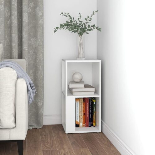 Corner Cabinet White 33x33x67cm Engineered Wood - Image 3