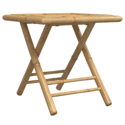 Folding Garden Table 45x45x45cm Bamboo