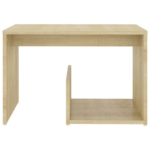 Wooden Side Table Sonoma Oak 59x36x38cm - Image 4