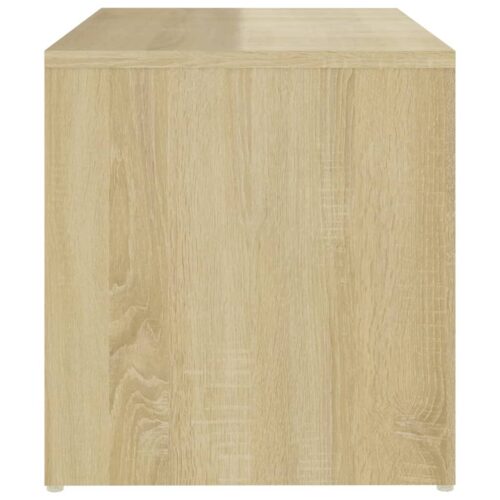 Wooden Side Table Sonoma Oak 59x36x38cm - Image 5