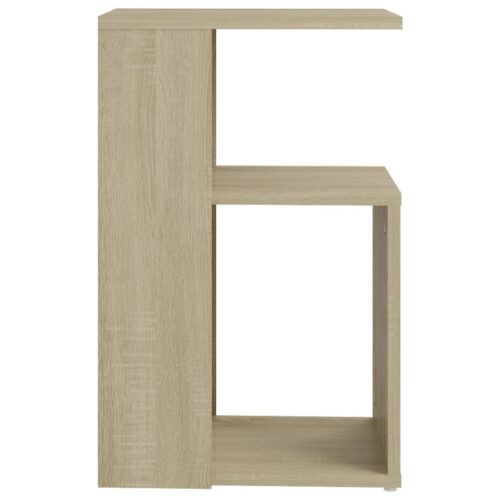 Wooden Side Table Sonoma Oak 36x30x56cm - Image 4