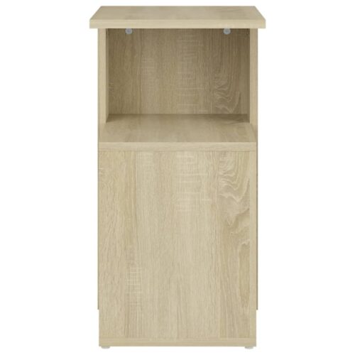 Wooden Side Table Sonoma Oak 36x30x56cm - Image 5