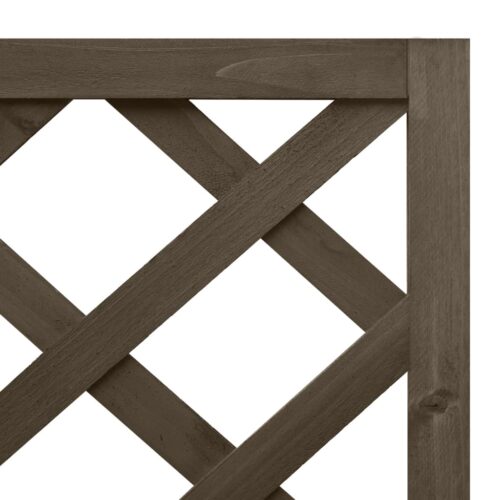 Corner Trellis Planter Grey 40x40x150cm Solid Fir Wood - Image 5