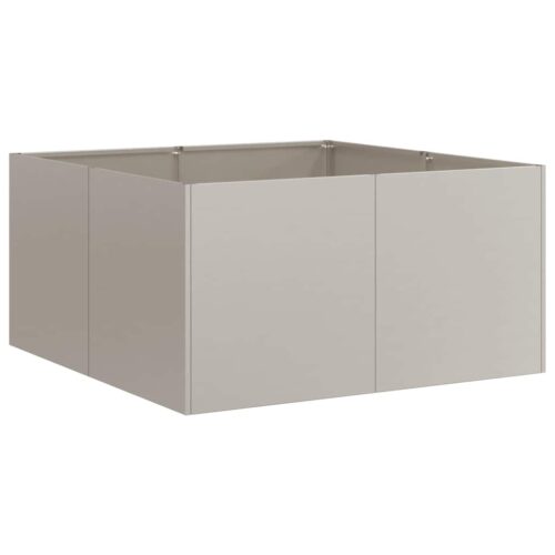Raised Garden Bed Herbs Vegetables Box Pot Planter Rustic Weathering Steel 80x80x40cm - Image 4
