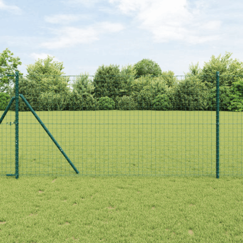Fence Posts 7pcs Green 32mm 170cm Galvanised Steel - Image 9