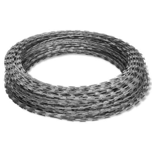 Razor Wires Helical Wire Rolls 2pcs Galvanised Steel 60 m - Image 3