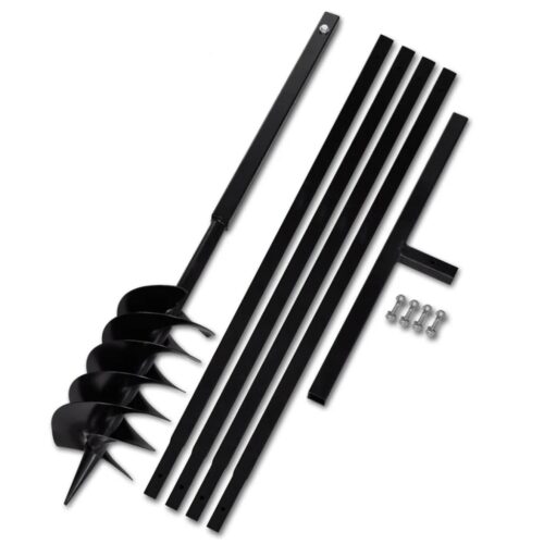 Ground Drill with Handle 150 mm with Extension Tube 5M Steel - Image 10