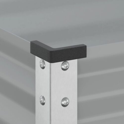 Garden Planter Grey 100x41x90cm Steel - Image 7