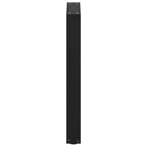 Dining Table Legs U-Shaped 2pcs Black 50x(72-73)cm Steel - Image 6