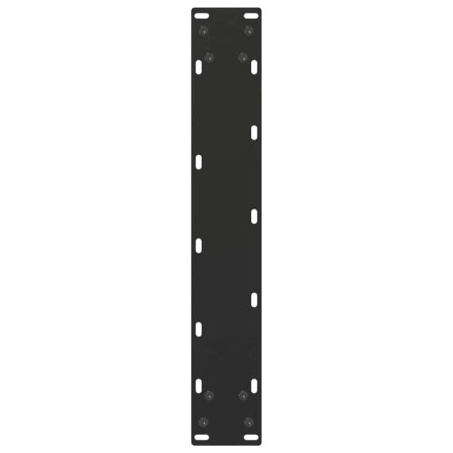 Dining Table Legs U-Shaped 2pcs Black 50x(72-73)cm Steel - Image 7