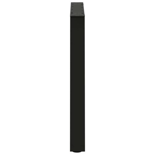 Dining Table Legs V-Shape 2pcs Black 70x(72-73.3)cm Steel - Image 6