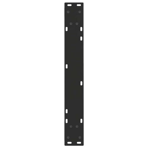 Dining Table Legs V-Shape 2pcs Black 70x(72-73.3)cm Steel - Image 7