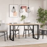 Dining Table Legs O-Frame 120x60x73cm Steel