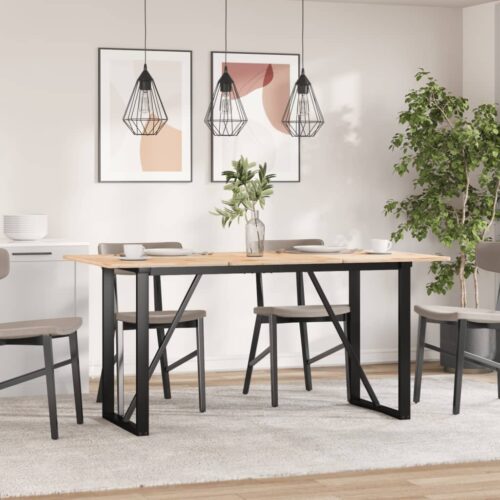 Dining Table Legs O-Frame 120x60x73cm Steel