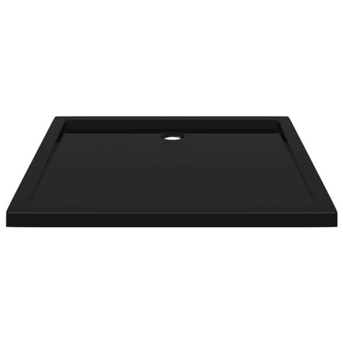 Rectangular ABS Shower Base Tray Black 80x90cm - Image 4