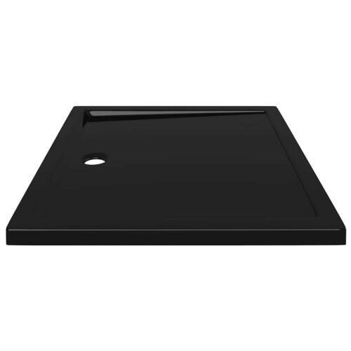 Rectangular ABS Shower Base Tray Black 80x90cm - Image 5