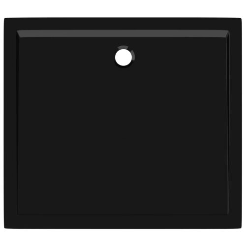 Rectangular ABS Shower Base Tray Black 80x90cm - Image 6