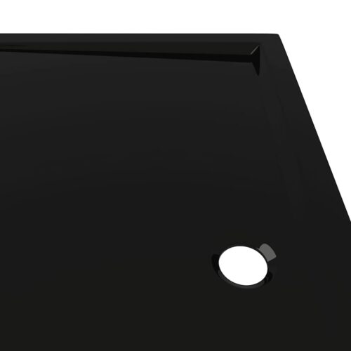 Rectangular ABS Shower Base Tray Black 80x90cm - Image 7