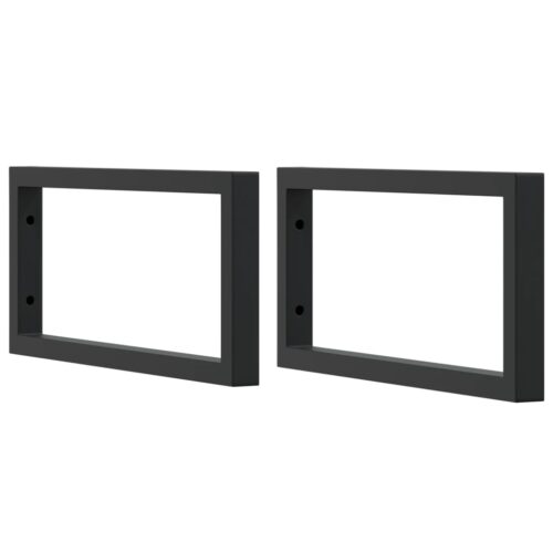 Basin Shelf Wall Mounted Steel Solid Wood Oak - Image 7