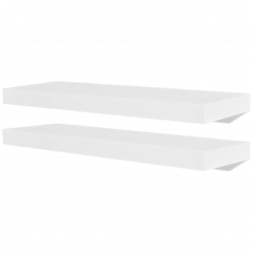 Wall Shelves 4pcs White 60cm - Image 2