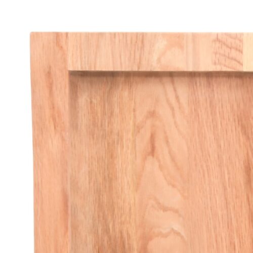 Wall Shelf Light Brown 100x50x(2-6)cm Treated Solid Wood Oak - Image 8