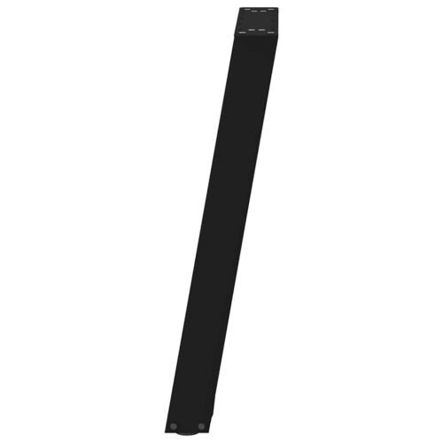 Dining Table Legs U-Shaped 2pcs Black 60x(72-73)cm Steel - Image 6