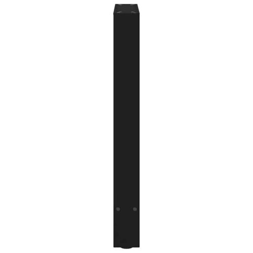 Dining Table Legs Black 2pcs 60x(72-73)cm Steel - Image 6
