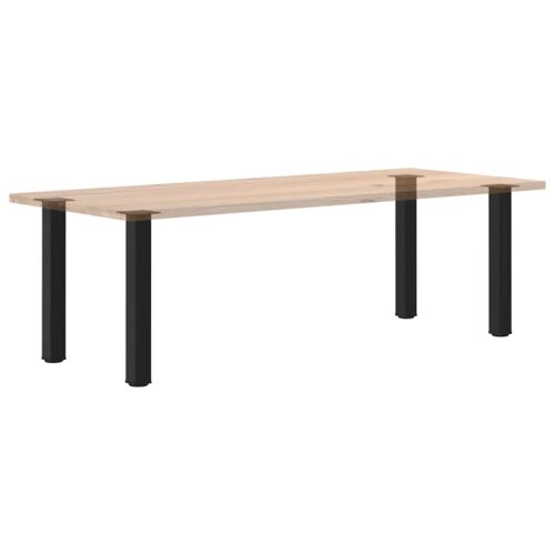 Console Table Legs 4pcs Black 72-74cm Steel - Image 8