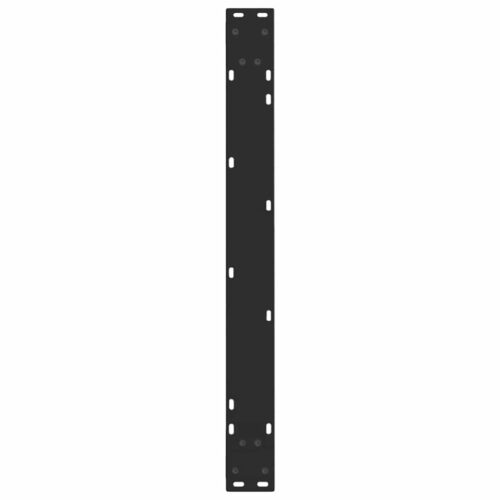 Dining Table Legs V-Shape 2pcs Black 80x(72-73.3)cm Steel - Image 7