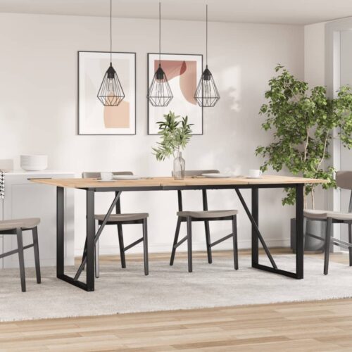 Dining Table Legs O-Frame 160x80x73cm Steel