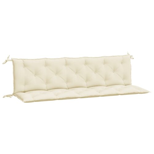 Garden Bench Cushions 2pcs Cream White 180x50x7cm Oxford Fabric - Image 10