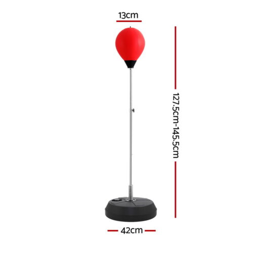 Everfit Adult Punching Bag Stand 150cm Adjustable Freestanding with Gloves and Pump - Image 2