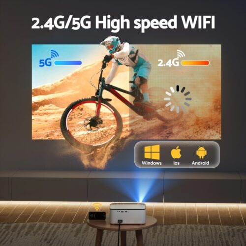 Devanti Video Project 4K 1080P Android 5G Wifi Home Cinema - Image 6