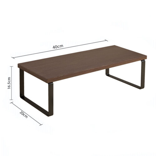 40cm Black Computer Monitor Heightening Stand Desktop Support Station Rack - Image 5