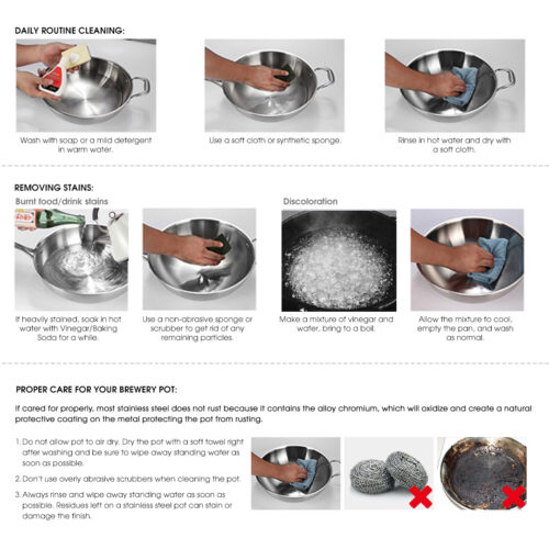 28cm Stainless Steel Steamer Insert Stock Pot Steaming Rack Stockpot Tray - Image 9