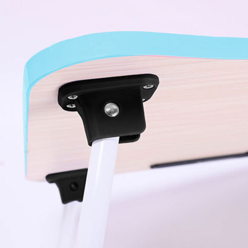 Blue Portable Bed Table Adjustable Folding Bed Sofa Study Table Laptop Mini Desk with Notebook Stand Holder - Image 5