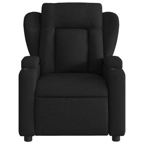 Electric Massage Recliner Chair Black Fabric Lounge Sofa Armchair Massager - Image 9