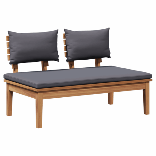 5 Piece Garden Dining Set with Cushions - Solid Teak Wood - Image 5