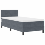 Box Spring Bed with LED Strip Lights Manual 203 x 107 x 88cm