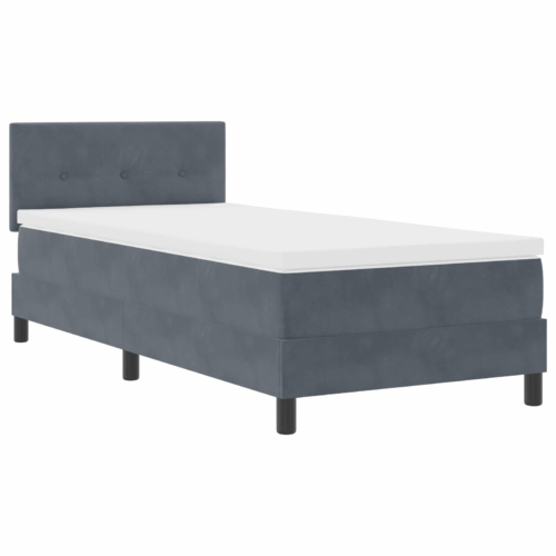 Box Spring Bed with LED Strip Lights Manual 203 x 107 x 88cm