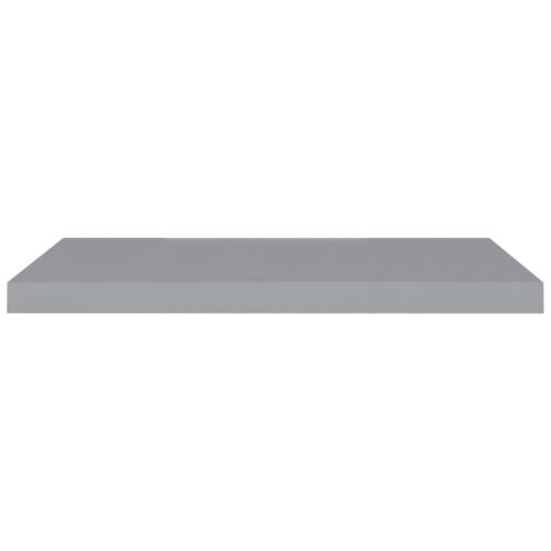 Wooden Floating Wall Shelf Grey 80x23.5x3.8cm MDF - Image 4