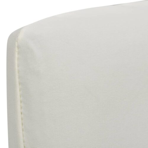 Straight Stretchable Chair Cover 4pcs Cream - Image 3