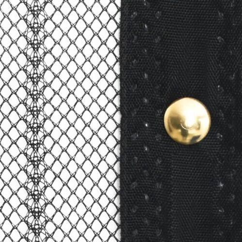 Insect Door Curtains 2pcs with Magnet Blocks Black 200x80cm - Image 7